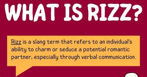 rizzed up meaning|Rizz meaning: Definition of slang term and examples of how to。